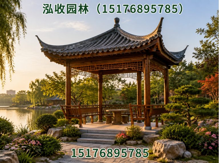苏州防腐木凉亭展示图